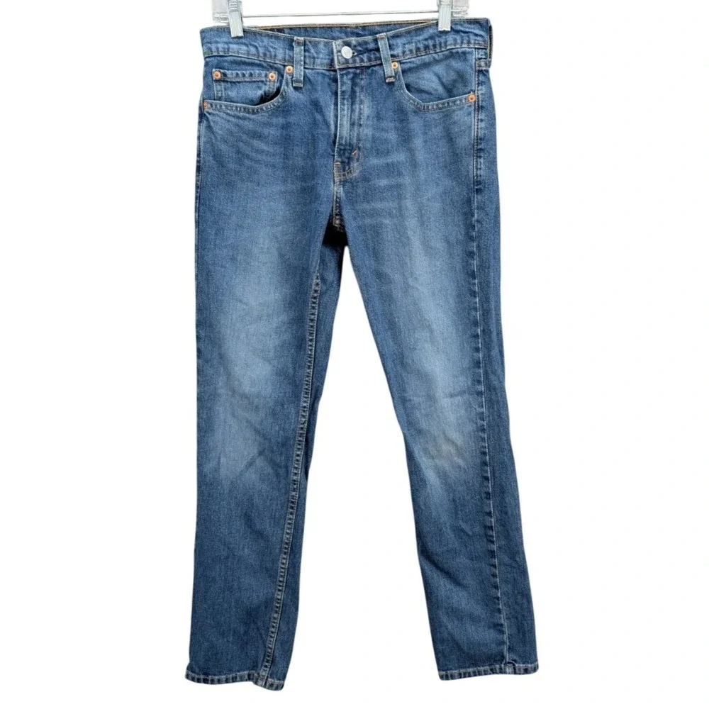 Levi's 511 Jeans Men's Size 32x32 Blue Denim Straight Medium Wash Cotton Stretch